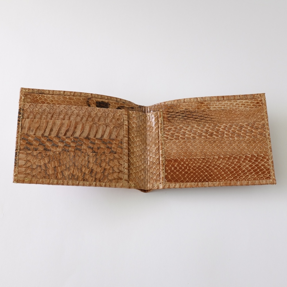 Genuine Real Python Snake Skin Leather Wallet - Picture 3 of 3